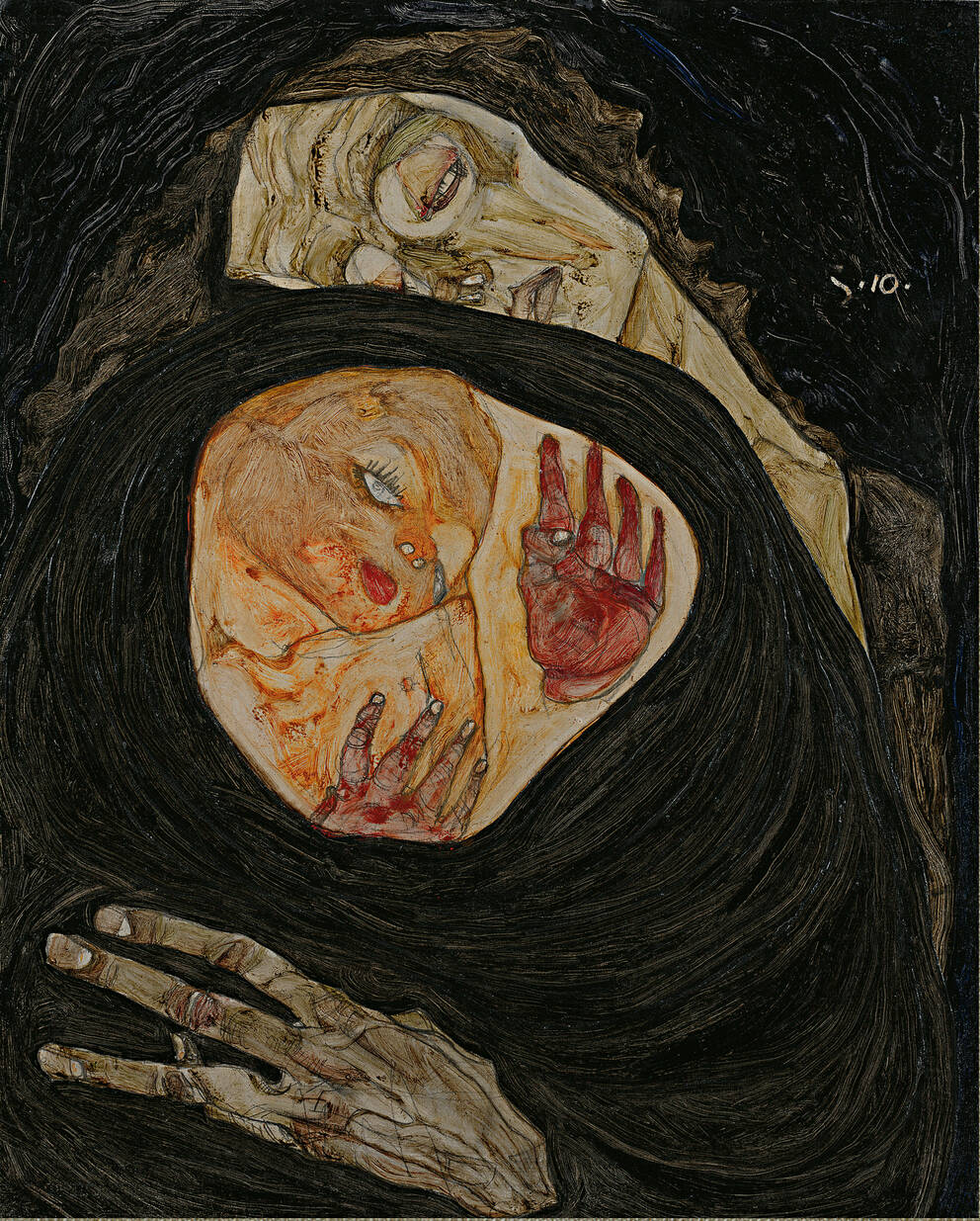 Egon Schiele, Dead Mother I (1910)